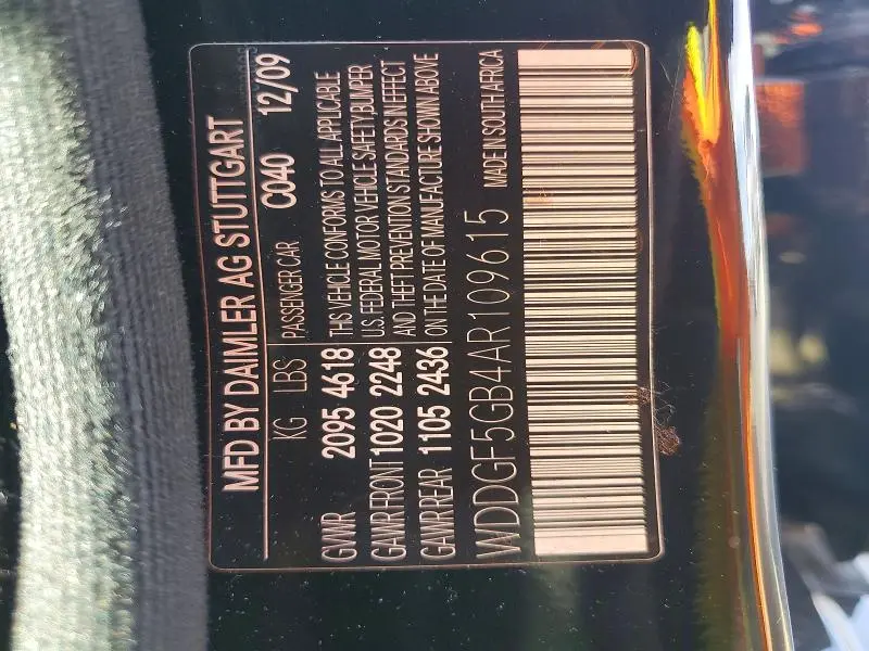 2010 MERCEDES-BENZ C 350  