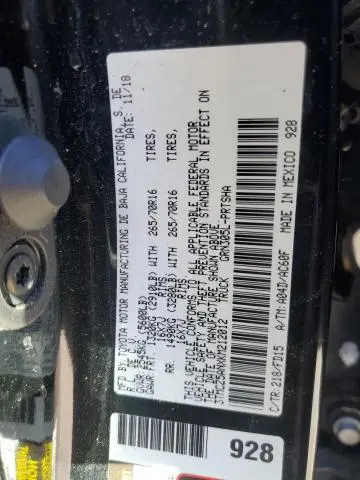 2019 TOYOTA TACOMA   