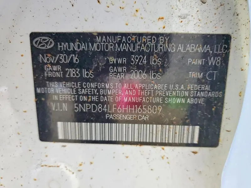 2017 HYUNDAI ELANTRA VALUE EDITION  