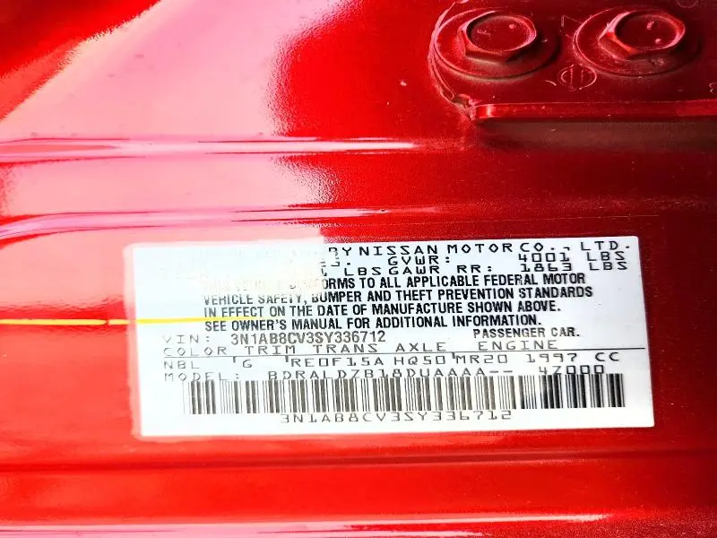 2025 NISSAN SENTRA SV  
