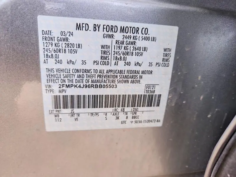 2024 FORD EDGE SEL  