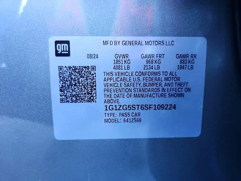 2025 CHEVROLET MALIBU RS  