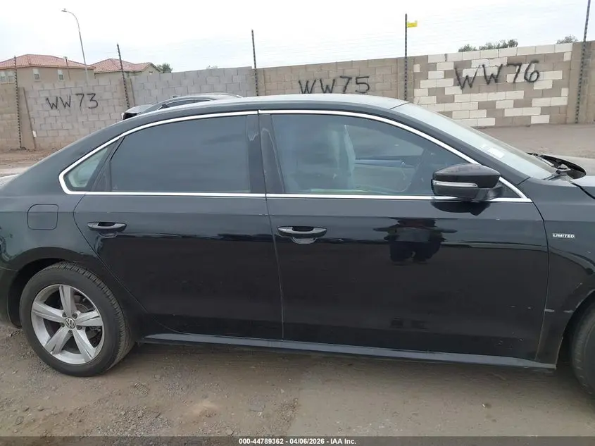 2015 VOLKSWAGEN PASSAT 1.8T LIMITED EDITION