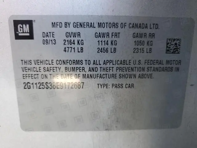 2014 CHEVROLET IMPALA LT  