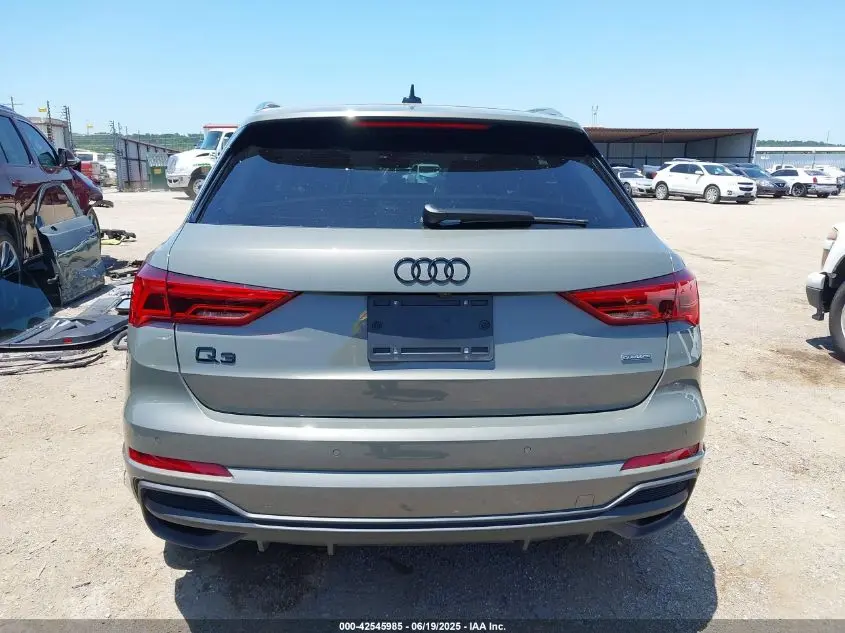2023 AUDI Q3 PREMIUM 45 TFSI S LINE QUATTRO TIPTRONIC