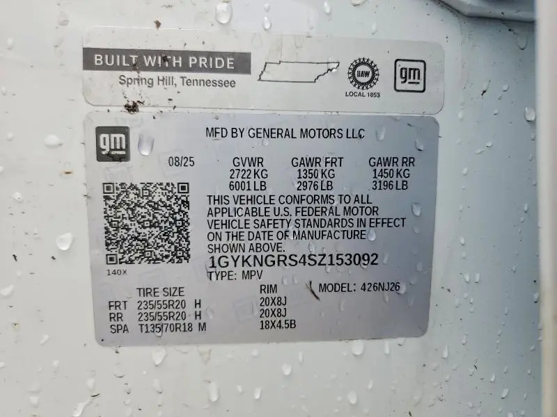 2025 CADILLAC XT5 SPORT  