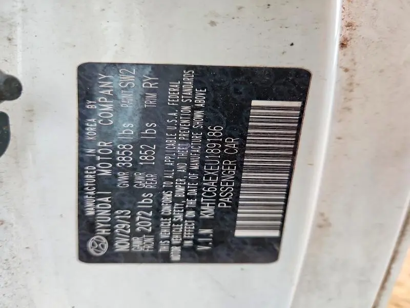 2014 HYUNDAI VELOSTER TURBO  