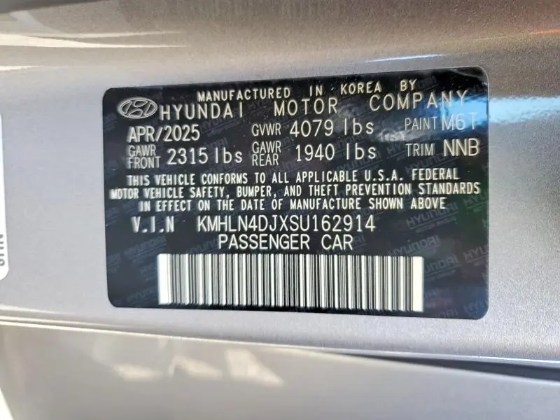 2025 HYUNDAI ELANTRA LIMITED  