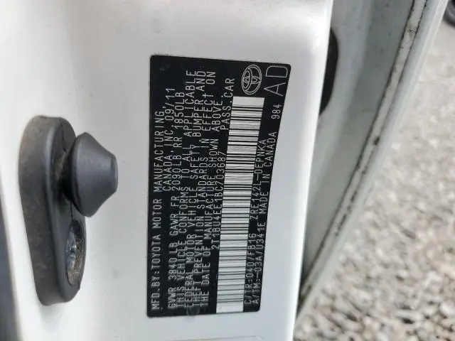 2011 TOYOTA COROLLA BASE