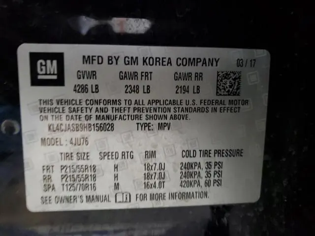 2017 BUICK ENCORE PREFERRED  