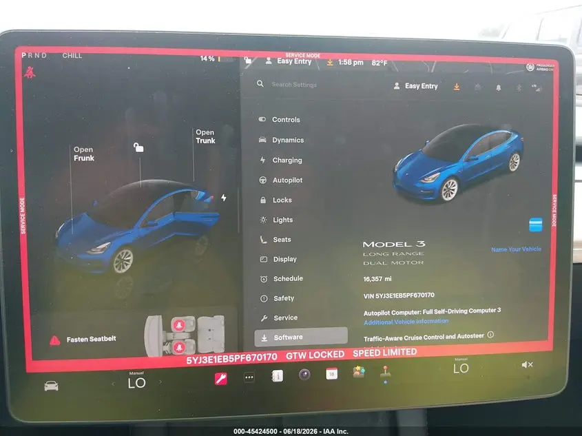 2023 TESLA MODEL 3 LONG RANGE DUAL MOTOR ALL-WHEEL DRIVE