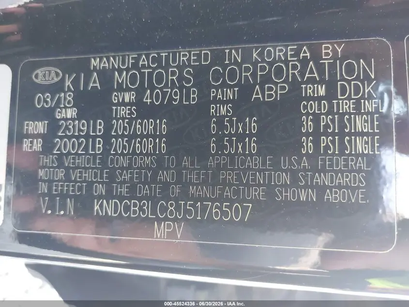 2018 KIA NIRO FE