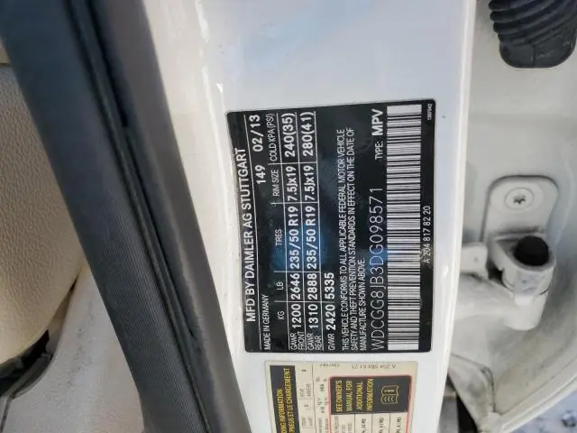 2013 MERCEDES-BENZ GLK 350 4MATIC  
