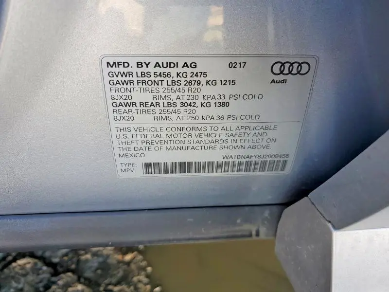 2018 AUDI Q5 PREMIUM PLUS  