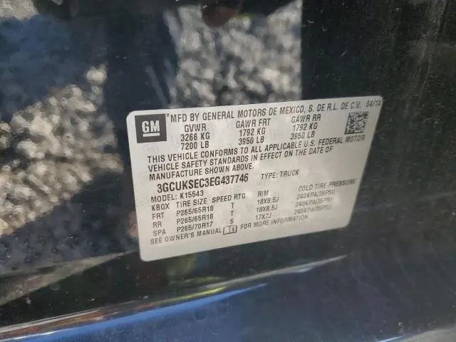 2014 CHEVROLET SILVERADO K1500 LTZ  