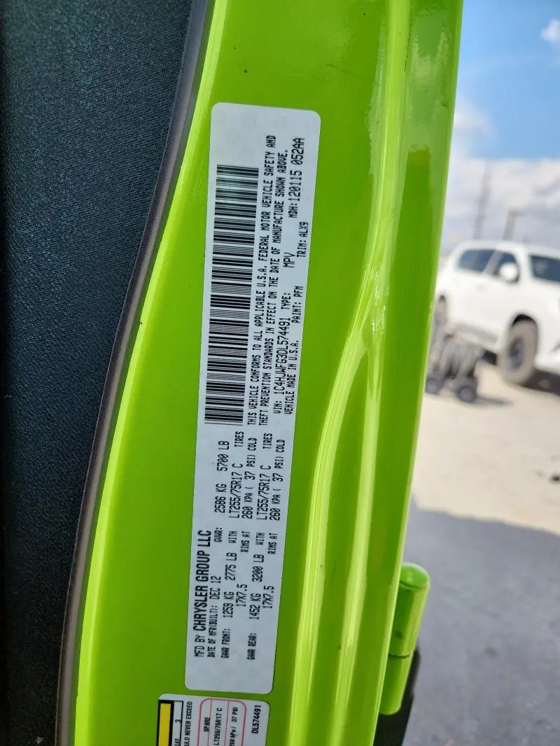 2013 JEEP WRANGLER UNLIMITED RUBICON  