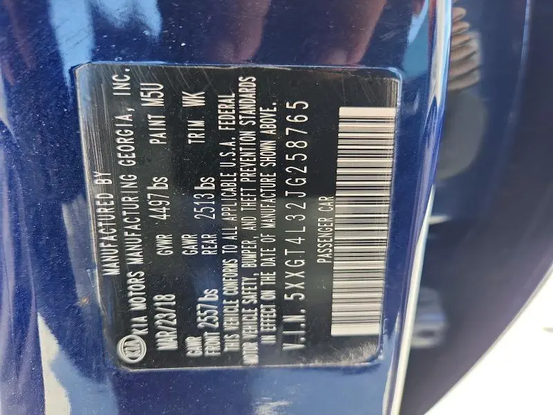 2018 KIA OPTIMA LX  