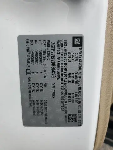 2013 GMC SIERRA K1500 SLE  