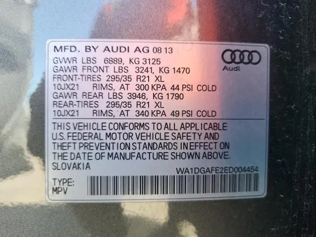 2014 AUDI Q7 PRESTIGE  