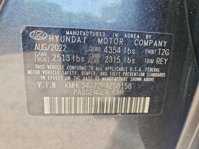 2023 HYUNDAI SONATA LIMITED  