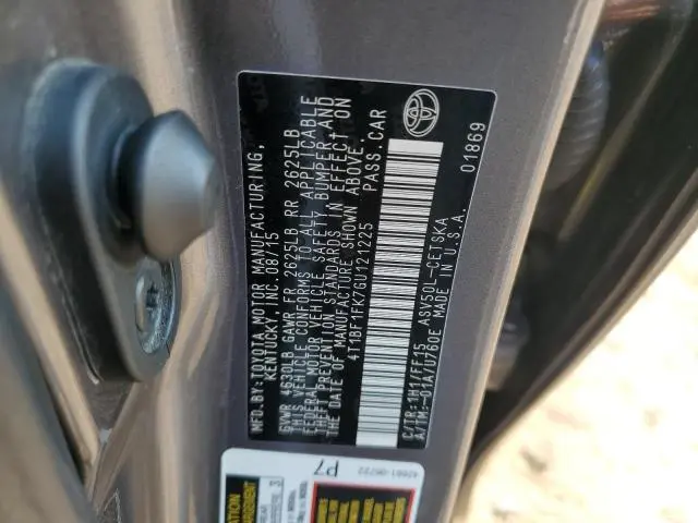 2016 TOYOTA CAMRY LE  