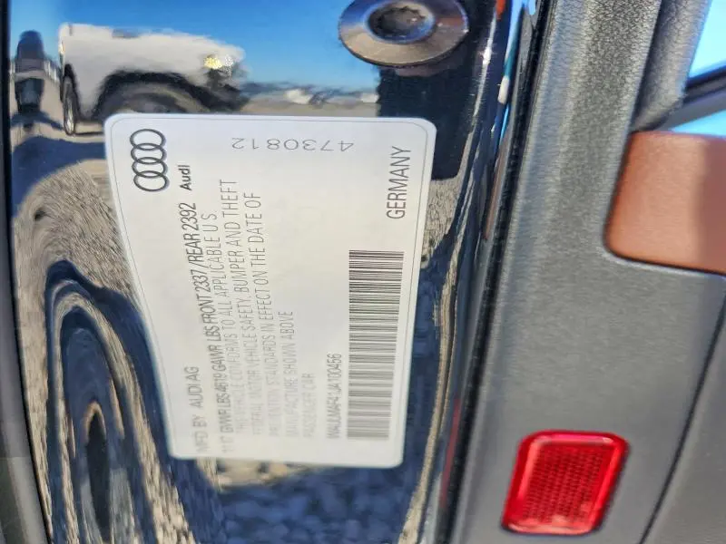 2018 AUDI A4 PREMIUM PLUS  