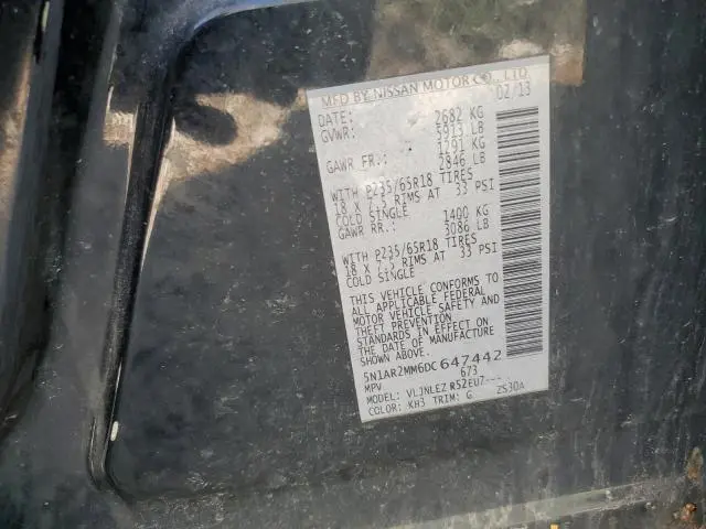 2013 NISSAN PATHFINDER S  