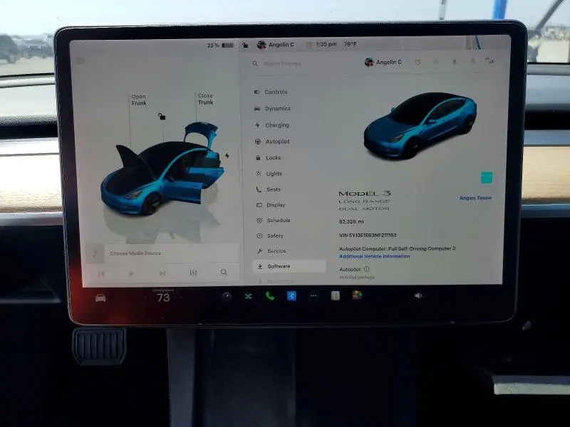 2022 TESLA MODEL 3   