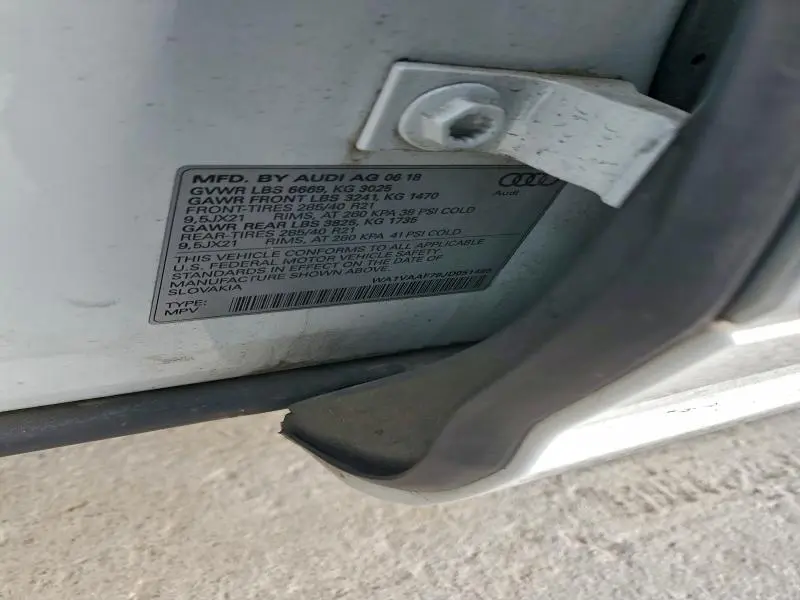 2018 AUDI Q7 PRESTIGE  