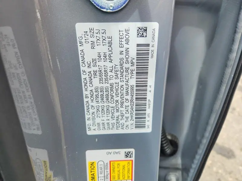 2024 HONDA CR-V LX  