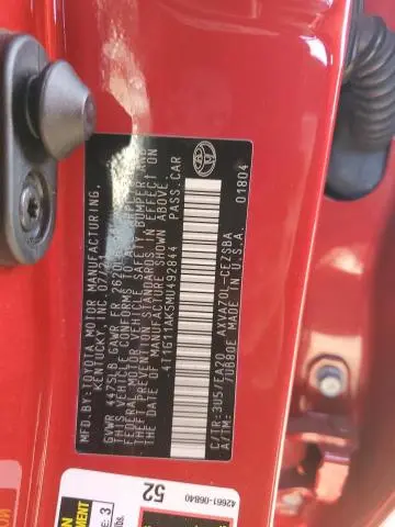 2021 TOYOTA CAMRY SE  