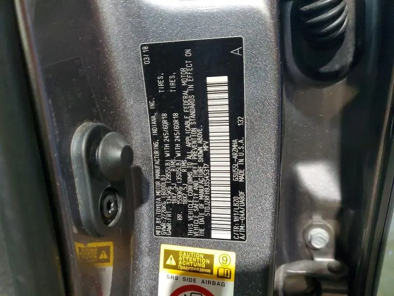 2018 TOYOTA HIGHLANDER XLE  