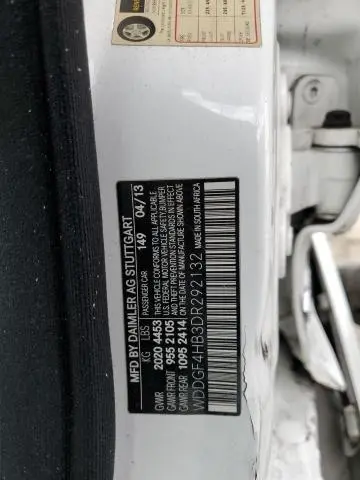 2013 MERCEDES-BENZ C 250  