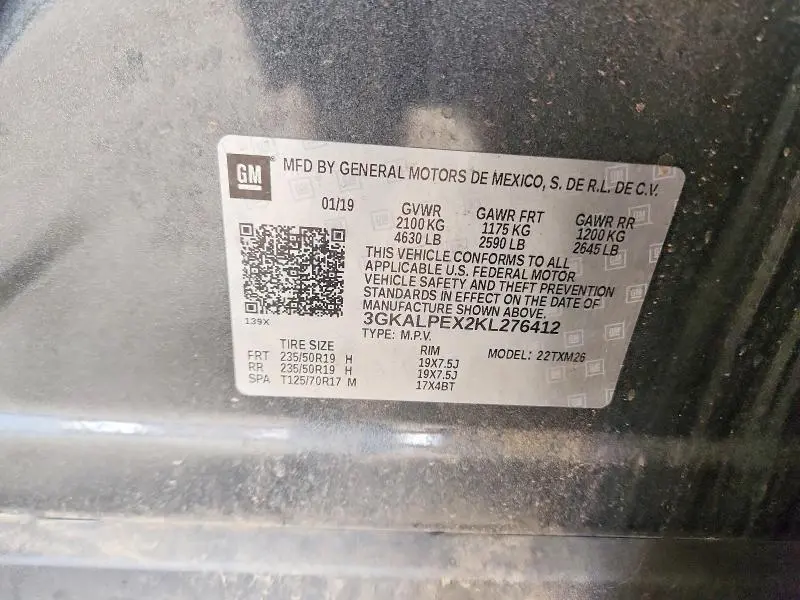 2019 GMC TERRAIN SLT  