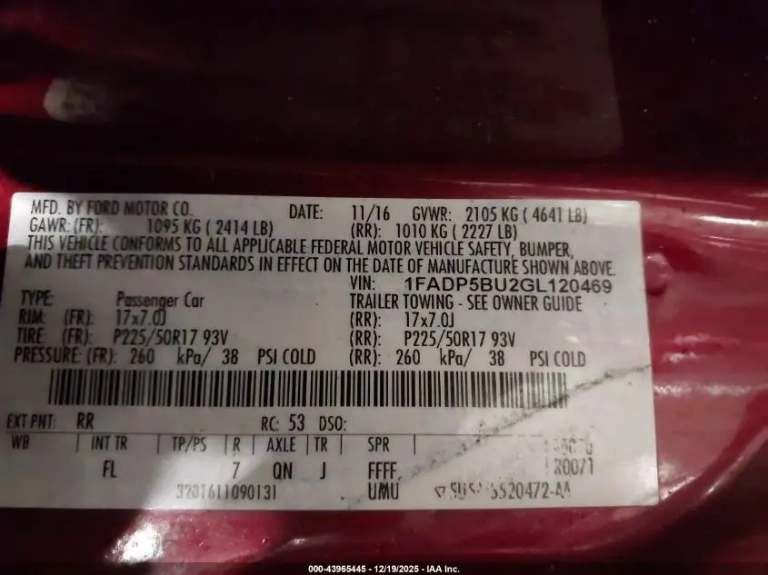 2016 FORD C-MAX HYBRID SEL