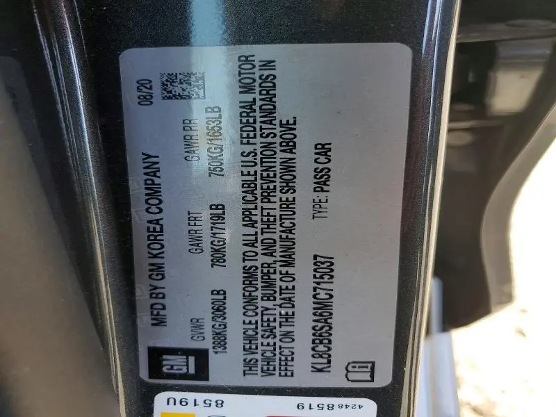 2021 CHEVROLET SPARK LS  