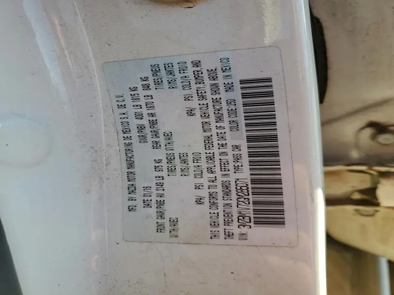 2016 MAZDA 3 TOURING  