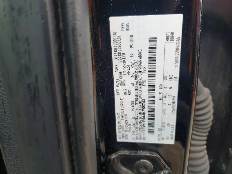 2018 FORD F150 SUPERCREW  