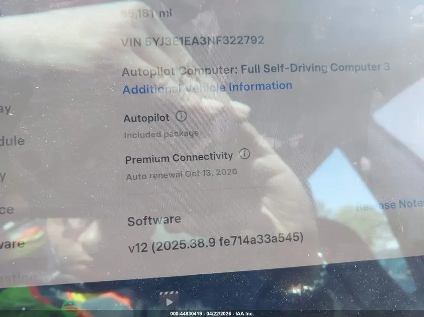 2022 TESLA MODEL 3 REAR-WHEEL DRIVE