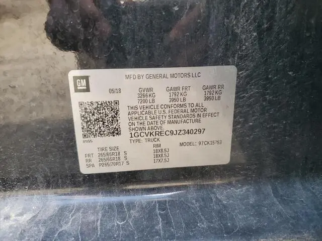 2018 CHEVROLET SILVERADO K1500 LT  