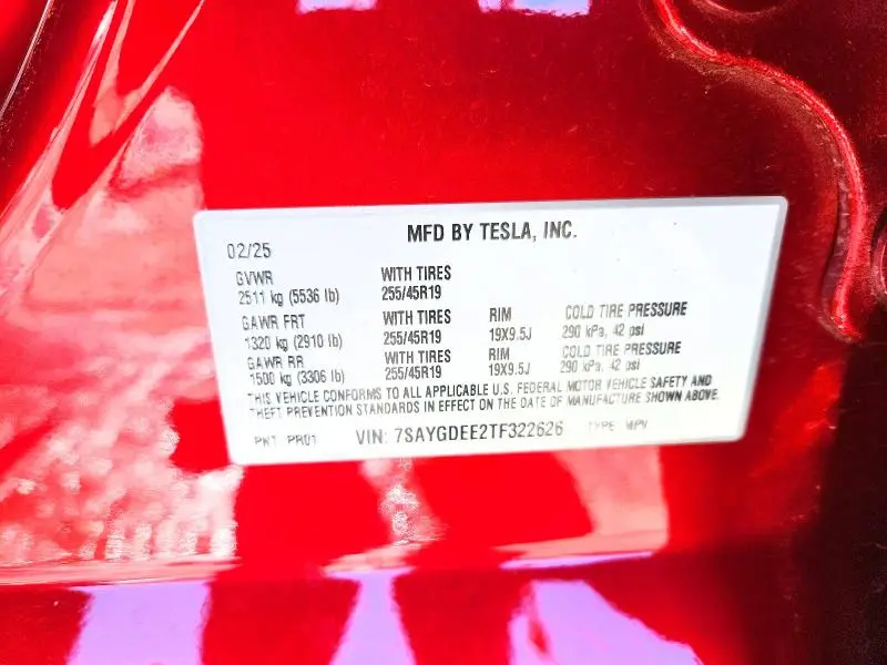 2026 TESLA MODEL Y   