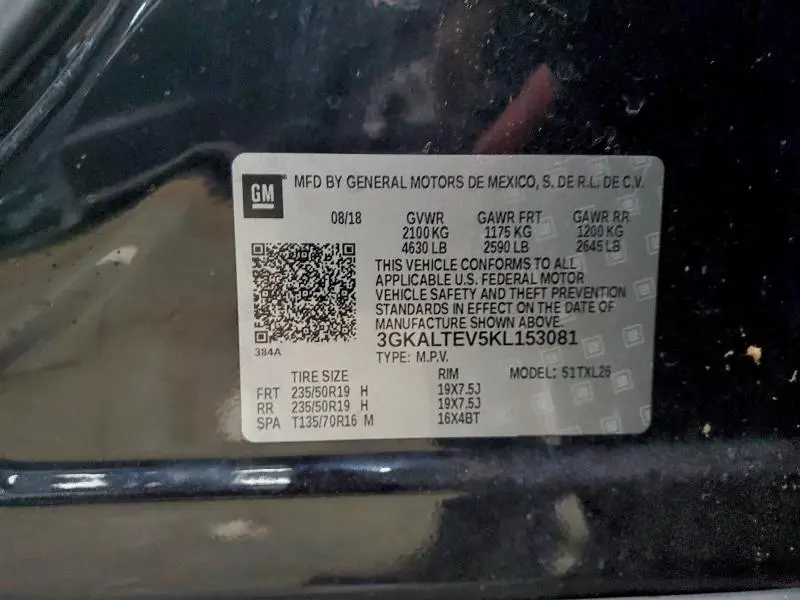 2019 GMC TERRAIN SLE  