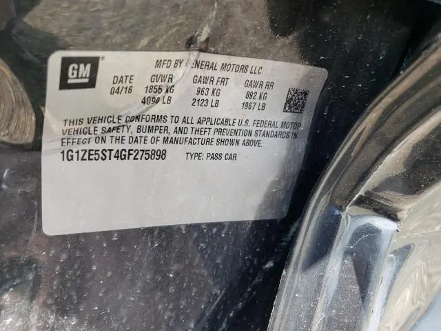 2016 CHEVROLET MALIBU LT  