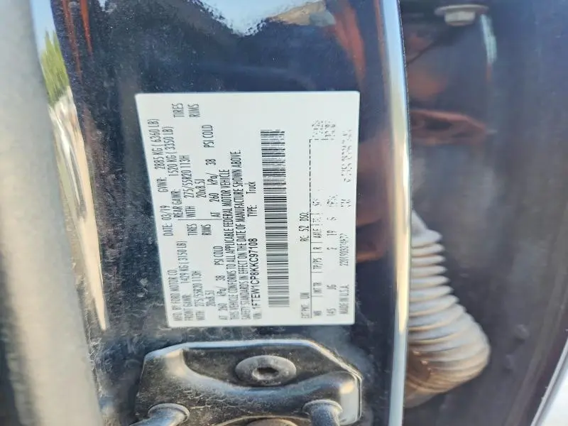 2019 FORD F150 SUPERCREW  