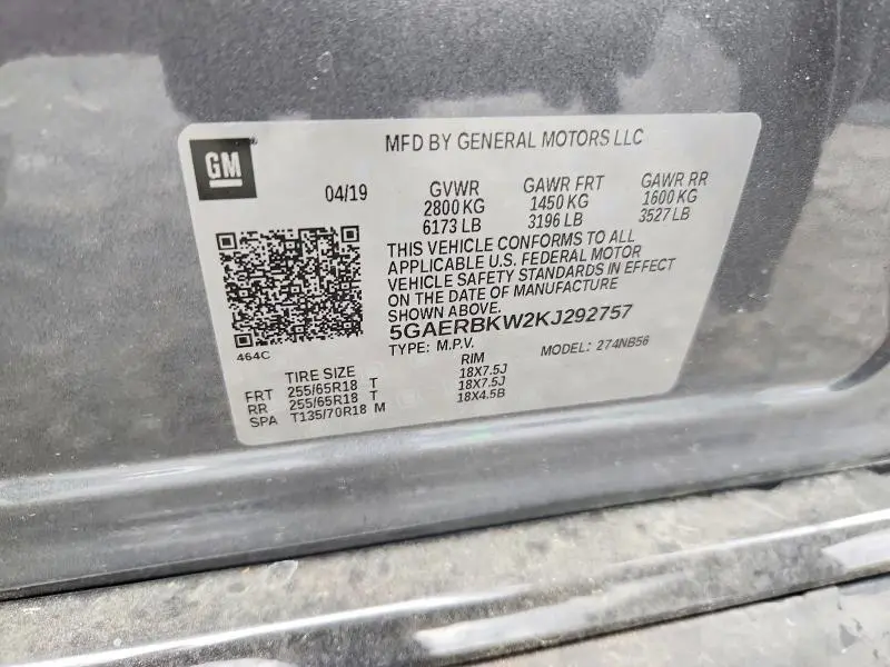 2019 BUICK ENCLAVE ESSENCE  