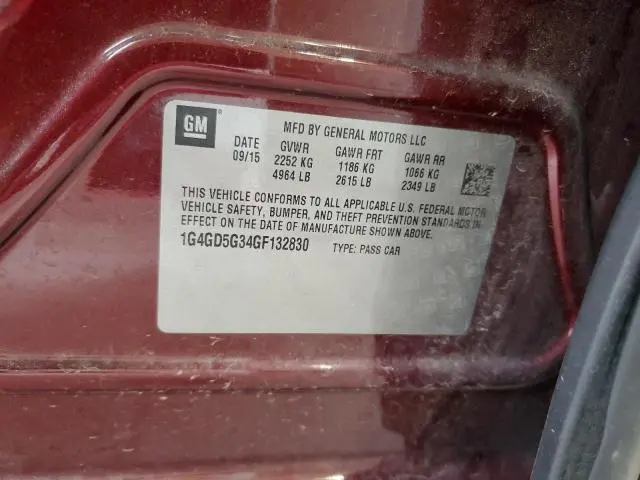 2016 BUICK LACROSSE PREMIUM  