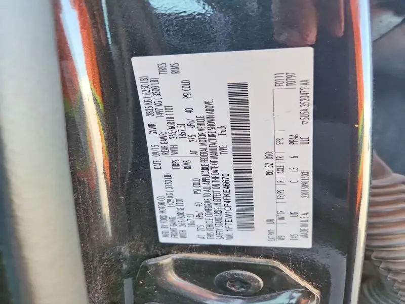 2015 FORD F150 SUPERCREW  