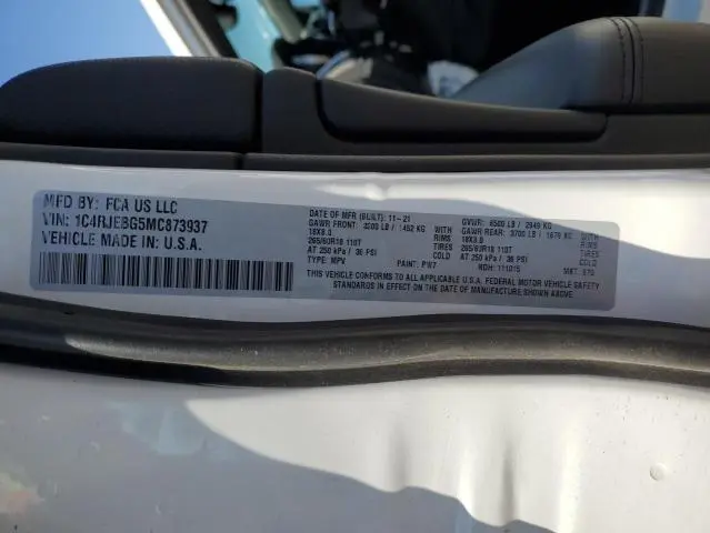 2021 JEEP GRAND CHEROKEE LIMITED  