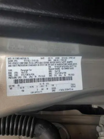 2016 FORD FOCUS SE  