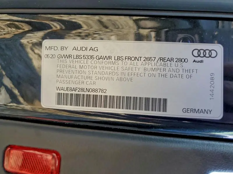 2020 AUDI A6 PREMIUM PLUS  